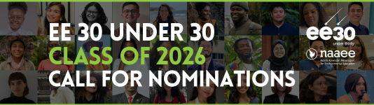 "EE 30 Under 30 Class of 2026 Call for Nominations" over grid of faces