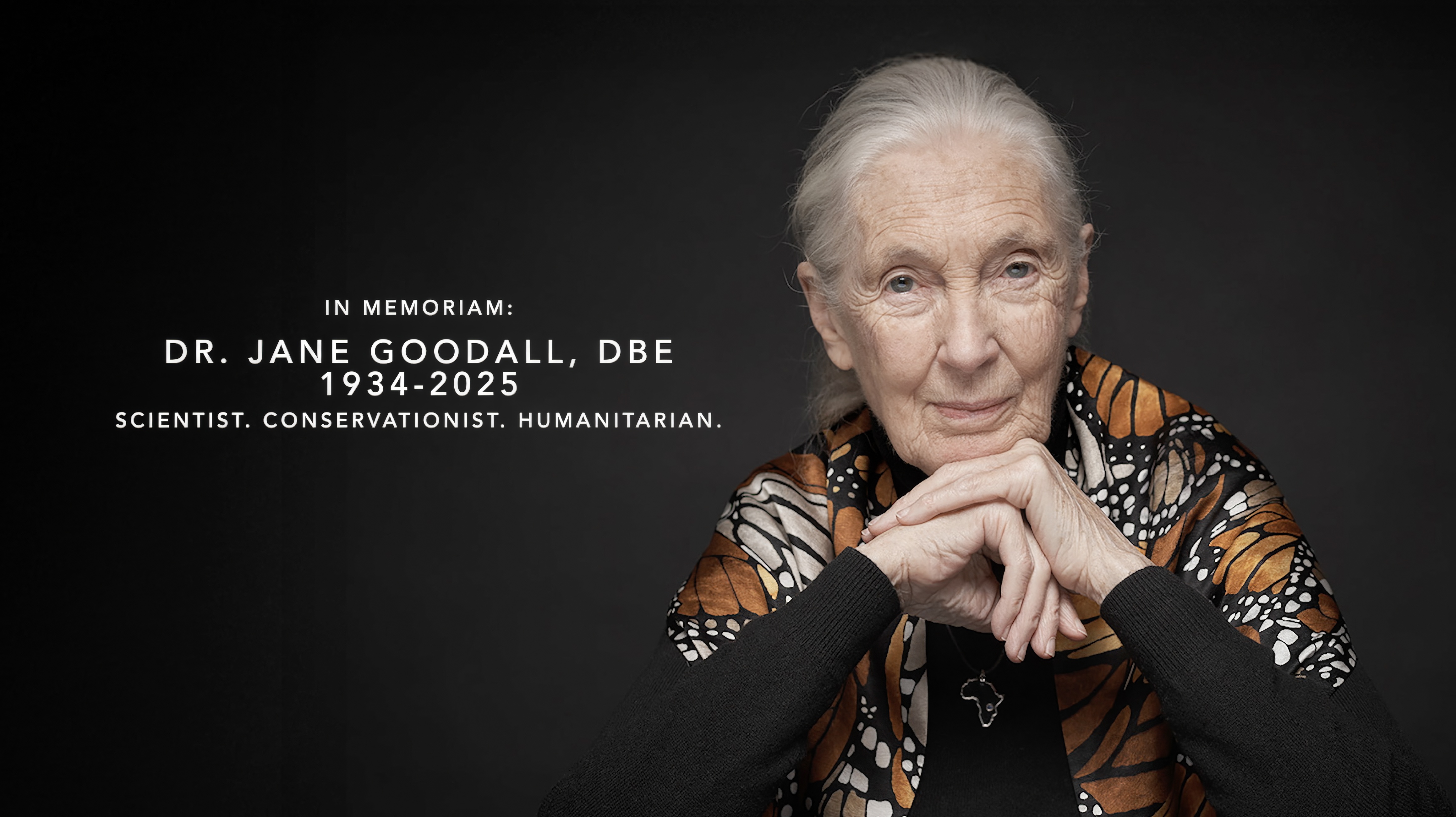 Jane Goodall, In Memorium